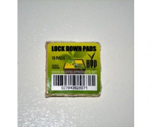 High Yield Lock Down Pads, Square, 1.5", pack of 15