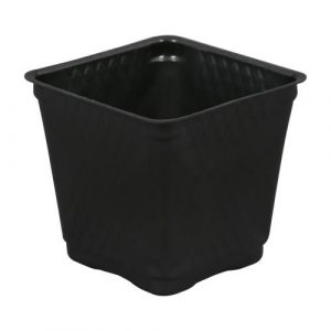 Gro Pro® Black Square Pots - Blow-Molded