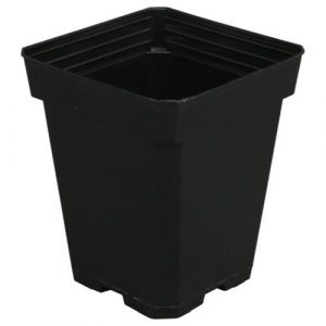 Gro Pro® Black Square Plastic Pots