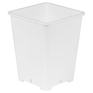 Gro Pro® Premium White Square Pots